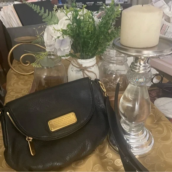 MARC BY MARC JACOBS Mini Q Natasha BLACK Leather Crossbody Bag - Picture 7 of 15